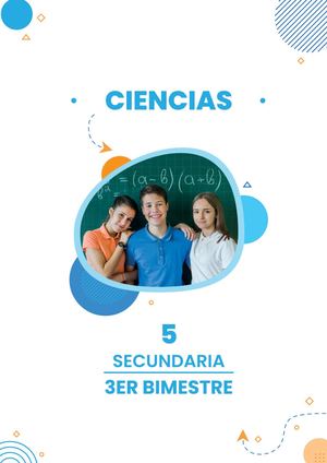 5to Sec - Ciencias - 3er bimestre - Cociap