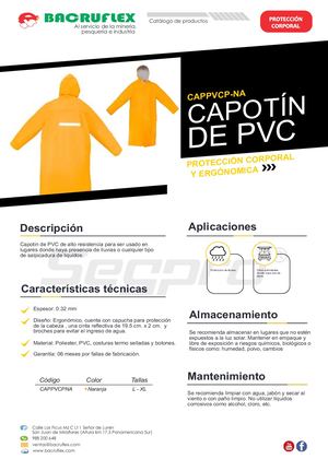 CAPOTIN DE PVC Cappvcp Na