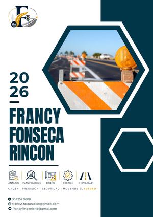 Ing Francy Fonseca Rincon