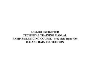 30 ICE AND RAIN PROTECTION