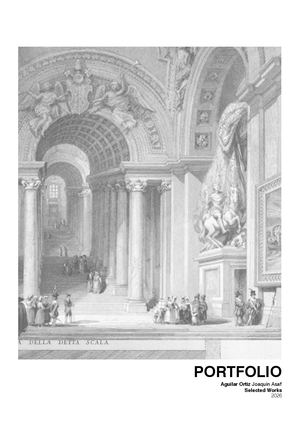 Architectural Portfolio - Joaquin Aguilar Ortiz