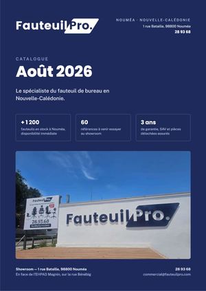 Catalogue Fauteuil Pro Aout 2026