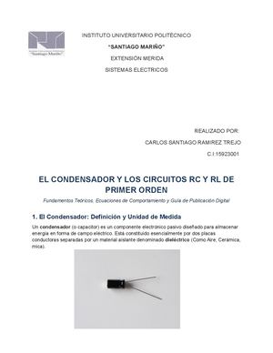 El Condensador Y Circuitos Rc Rl