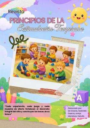 Revista Principios De La Estimulación Temprana (1)