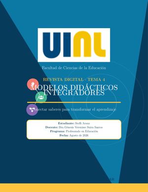 Revista Digital de Modelos Integradores
