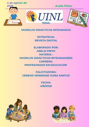 Revista Modelos Didacticos