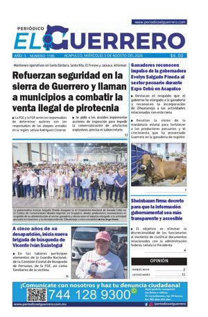 Miércoles 5 de agosto del 2026