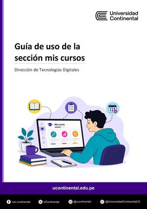Guía de uso de la sección Mis Cursos
