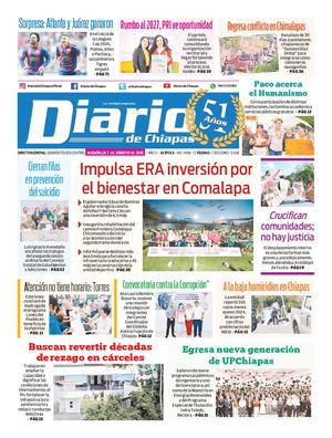 Portada, Miércoles 5 De Agosto De 2026