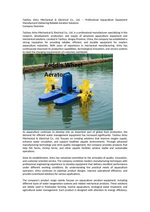Paddle Wheel Aerator11