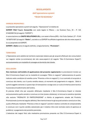 Regolamento Op Expert Tech To School