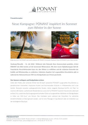 26 07 16 Ponant inspiriert im Sommer zum Winter in der Sonne
