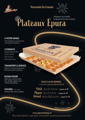 Plateaux service traiteur Epura