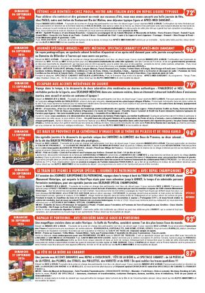 Excursions Journees