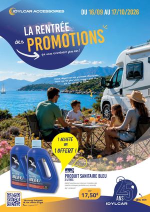 PROMOTIONS IDYLCAR ACCESSOIRES SEPT OCT 2026