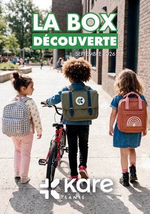 LIVRET BOX DÉCOUVERTE KARE PHARMA SEPTEMBRE 2026