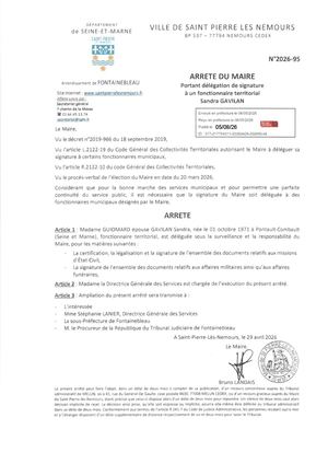 2026 95 Délégation Sandra Gavilan