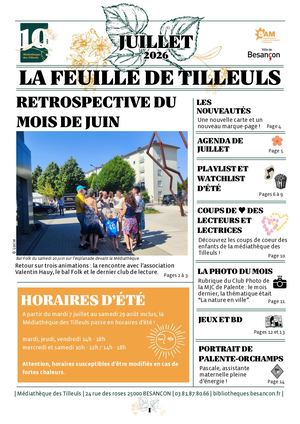 Feuille de Tilleuls - Juillet 2026