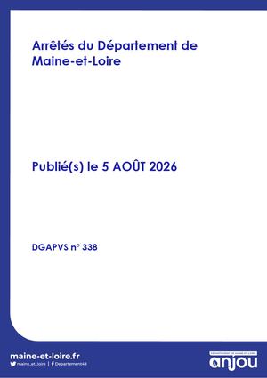 5 Août 2026 - Arrêtés PVS_338