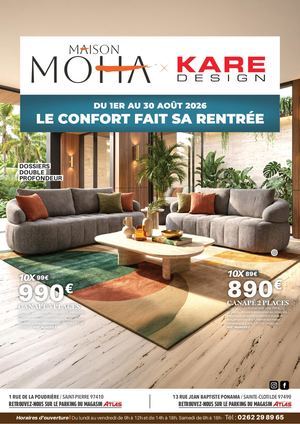 MAISON MOHA - Le confort fait sa rentrée - août 26
