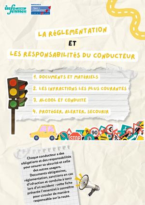 Fiche Code De La Route : La Réglementation Et Les Responsabilités Du Conducteur