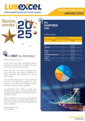 Lubexcel - Newsletter n°24 - 01/2025