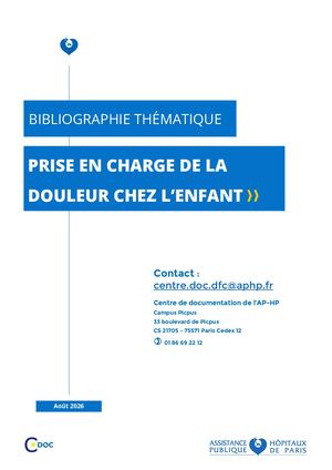 2026 Douleur De L'enfant