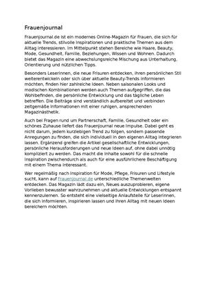 Frauenjournal