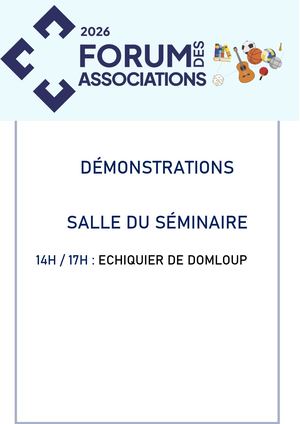 FORUM - Programme animations 2026