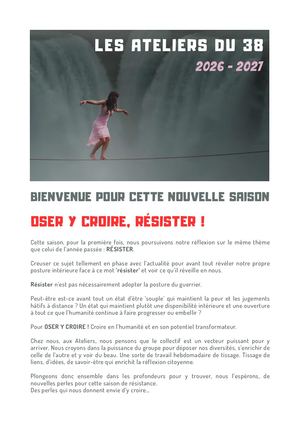 Dossier de Saison 26-27