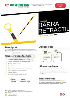 BARRA RETRÁCTIL Bramne