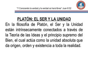 Clase 5 El Realismo De Las Ideas De Platón 1