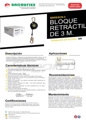 BLOQUE RETRÁCTIL DE 3M Brrescn 3