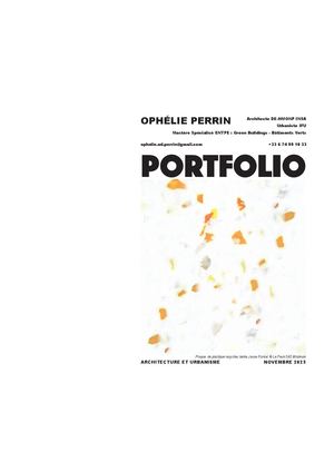 Portfolio Ophelie Perrin