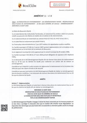 Fichier Parution Des Arrêtés N°26 458 à 26 462 (1).