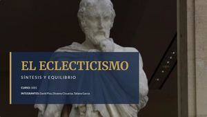 El Eclecticismo Una Visión Integral