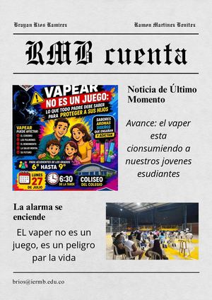 Documento A3 Periodico Noticias Clasico Gris
