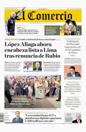 2026 08 05 Diario El Comercio