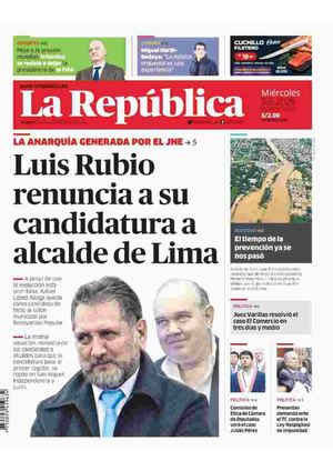 2026 08 05 Diario La Republica