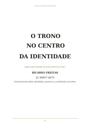 O Trono No Centro Da Identidade