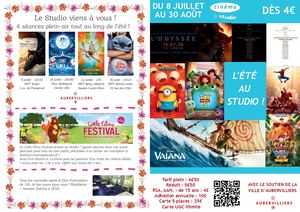 Programme Juillet Aout