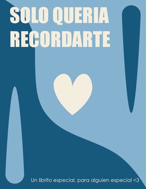 Libro Especial, Para Alguien Especial