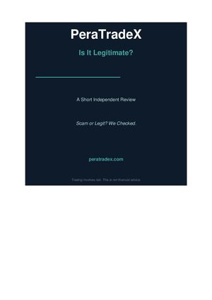 PeraTradeX: Is It Legitimate?