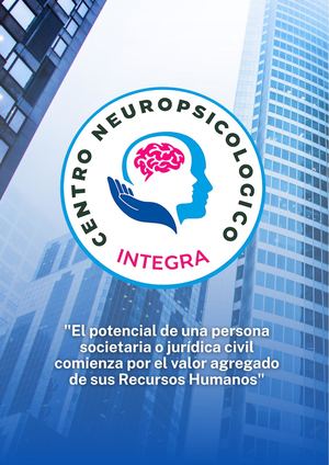 BROUCHURE - CENTRO NEUROPSICOLOGICO INTEGRA