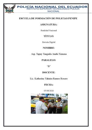 Escuela De Formación De Policias Penipe 1