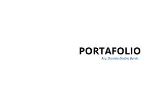 Portafolio Arq Daniela Borda