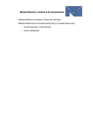 Revista Educativa - Métodos de Arranque y Control de Motores.