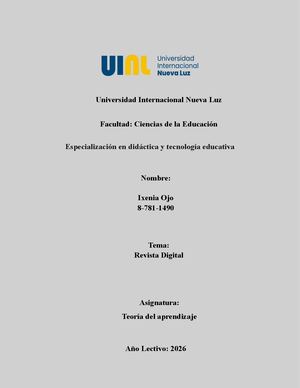 Revista Digital Ixenia Ojo