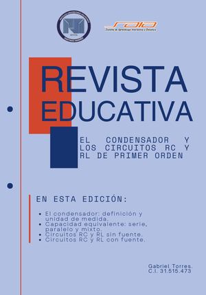 Revista Actividad Gabriel Torres