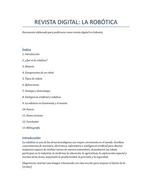 Revista Digital La Robotica Calameo